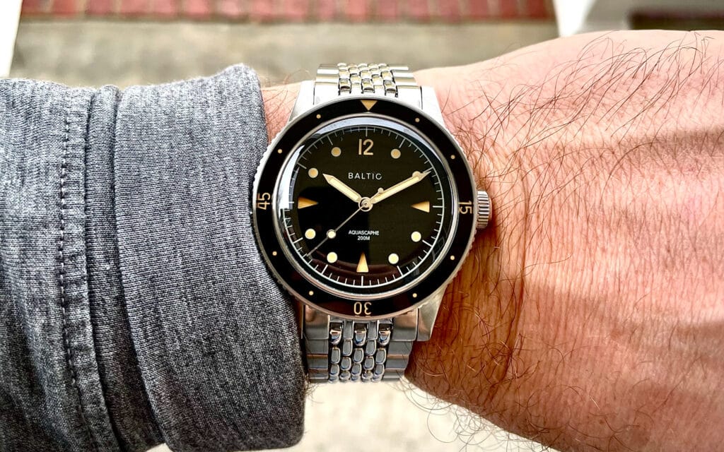 Baltic Aquascaphe Timing Bezel