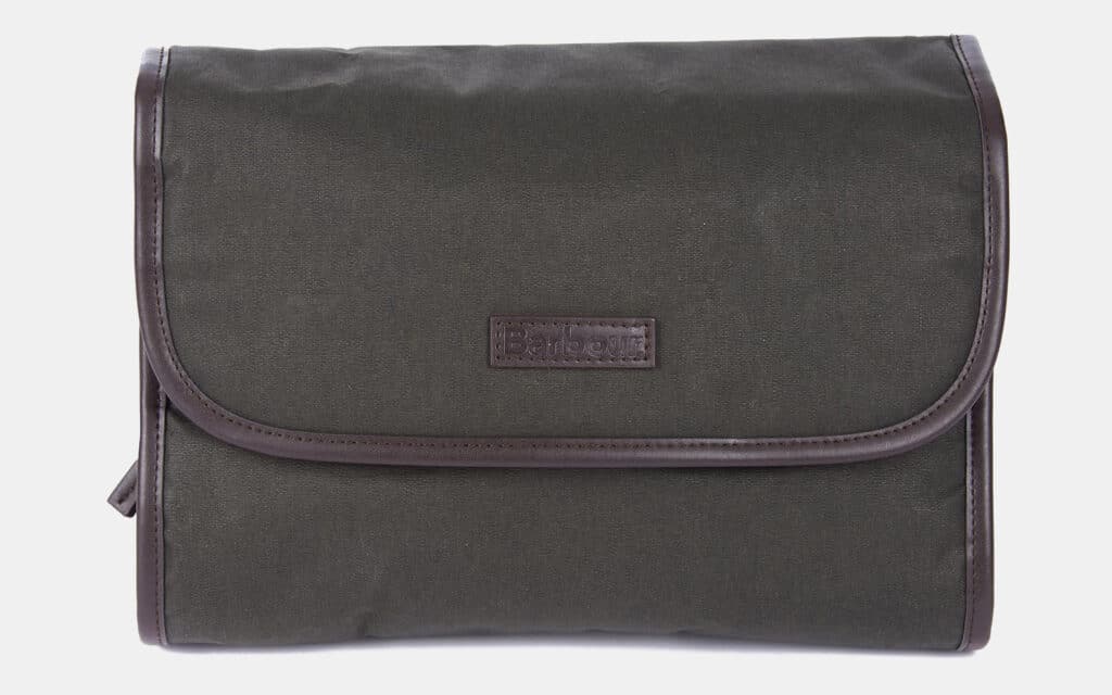 Barbour Wax Hanging Washbag