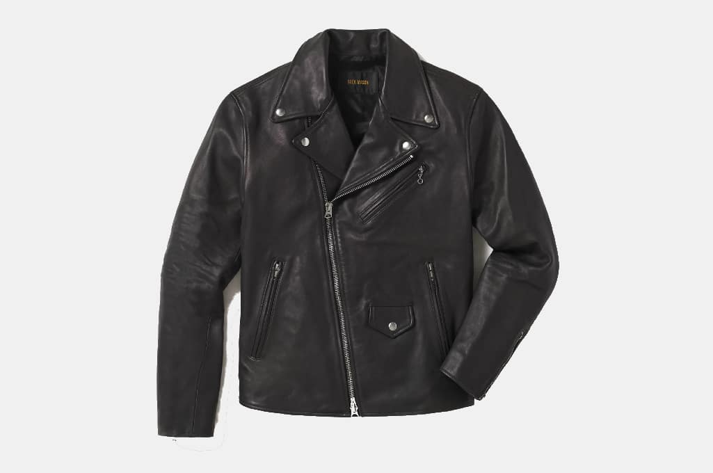 Buck Mason Bruiser Leather Moto Jacket