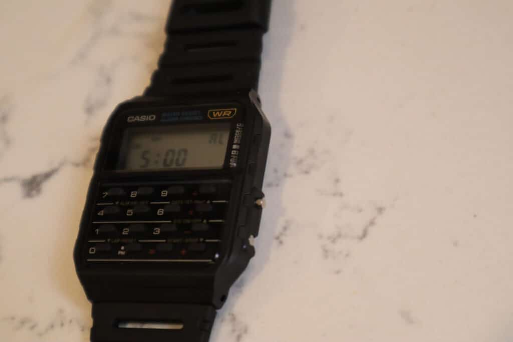 Casio Databank CA53W-1: The Alarm