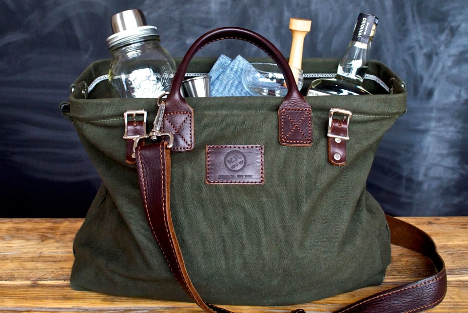 W&P Cocktail Kit With Forest Tote