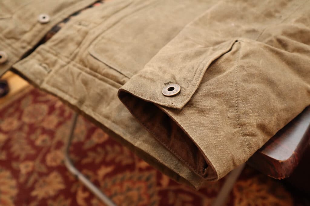 Hands-On: Line of Trade Waxed Ranch Jacket Sleeve