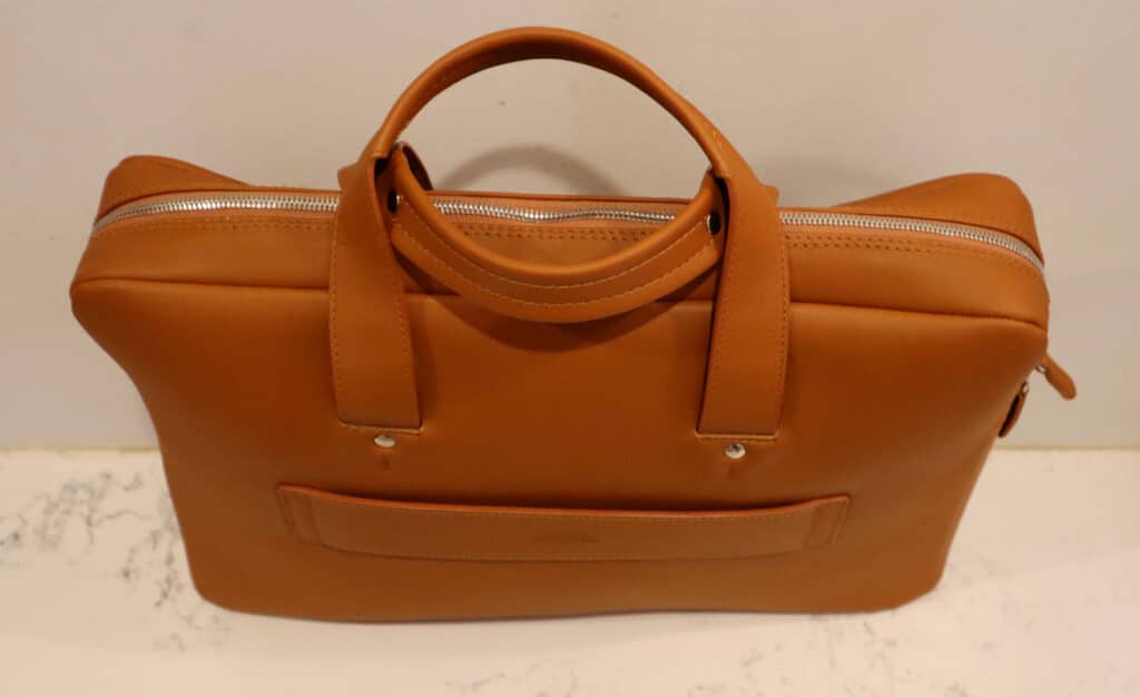 Harber London Everyday Leather Briefcase Review Side View