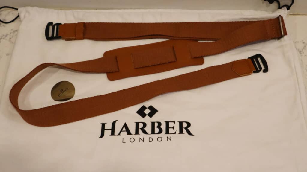 Harber London Everyday Leather Briefcase Review Strap