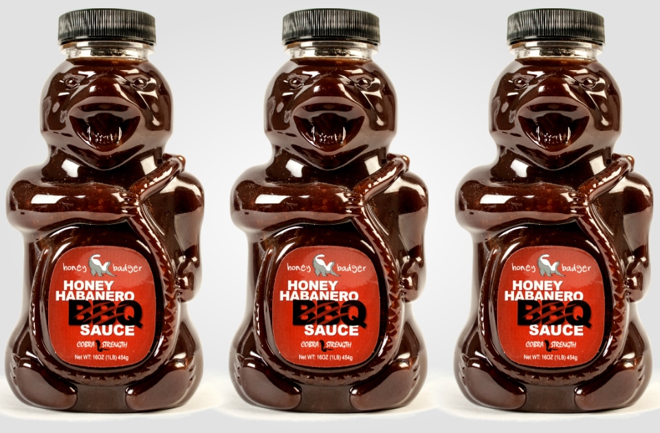 Honey Badger Habanero BBQ Sauce