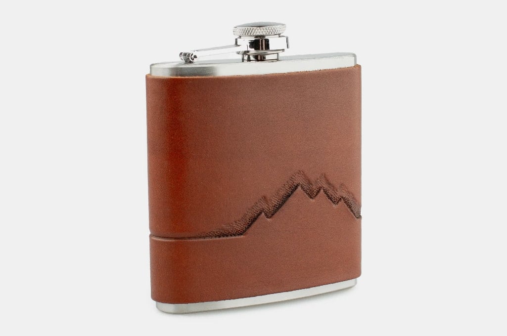 Must Own Leather Wrapped Flask