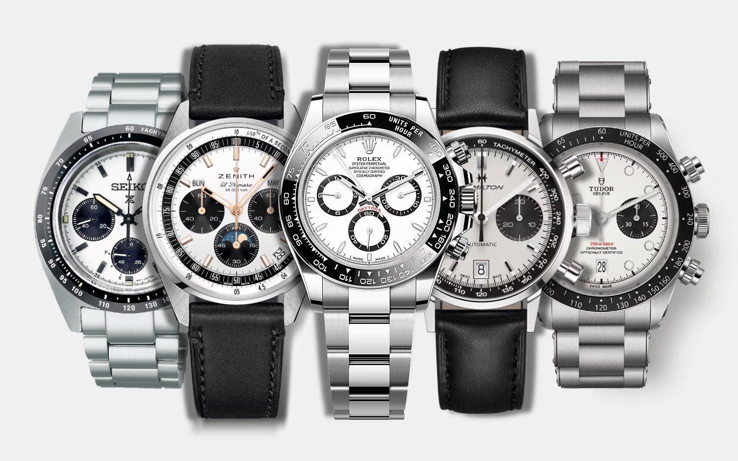 Panda Dial Chronographs At Five Different Price Points