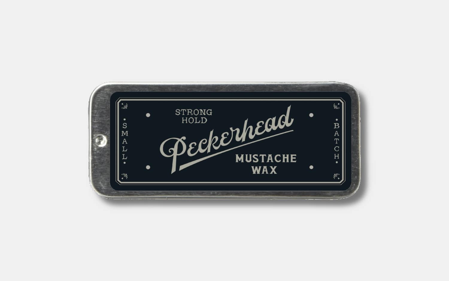 Peckerhead Mustache Wax Slider Tin