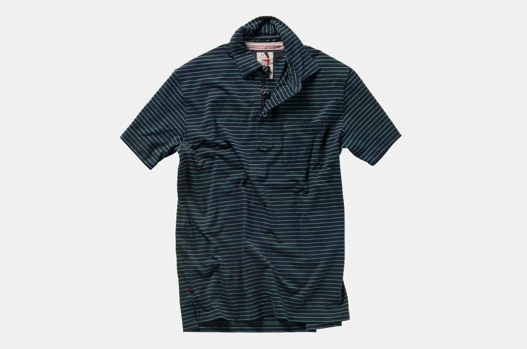 Relwen Jersey Stripe Polo