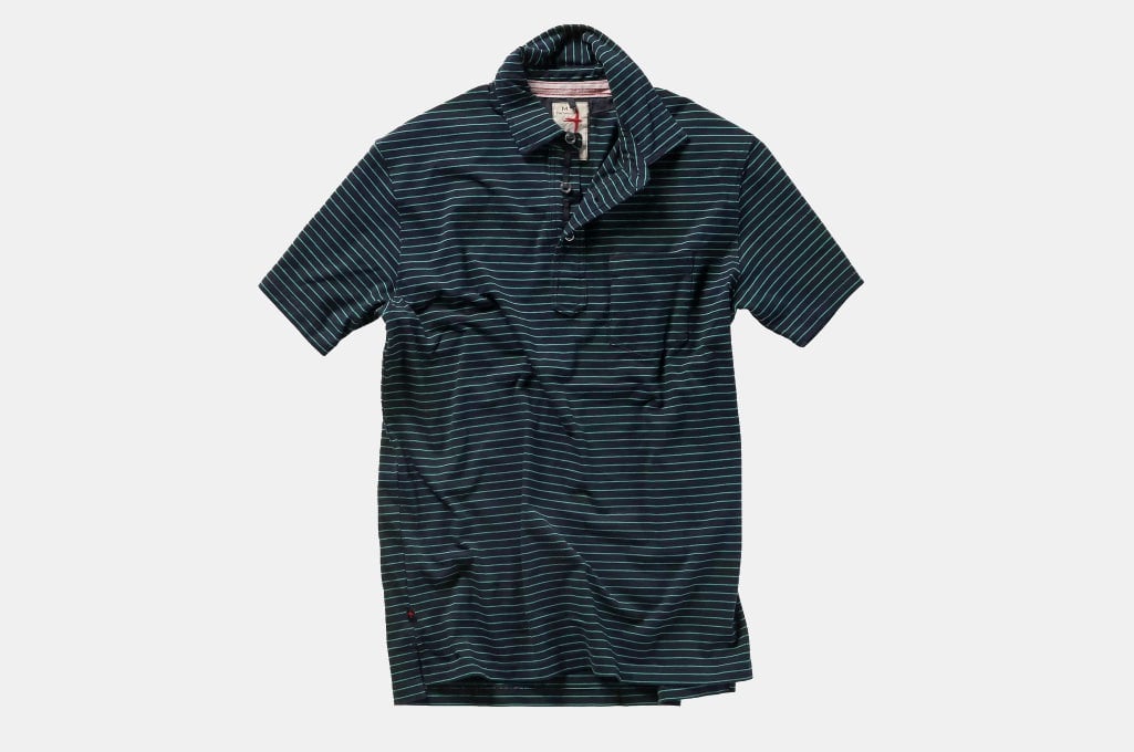 Relwen Jersey Stripe Polo