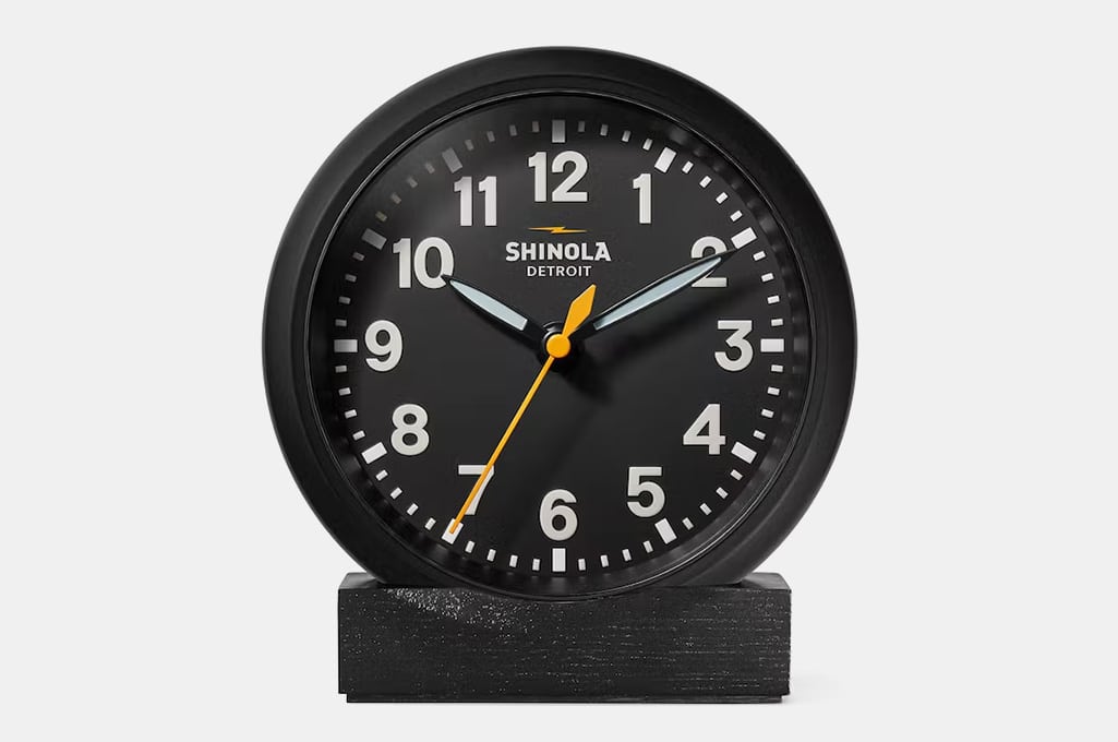 Shinola Runwell Desk Clock