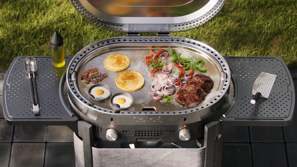 Solo Stove Steelfire Griddle Cooking