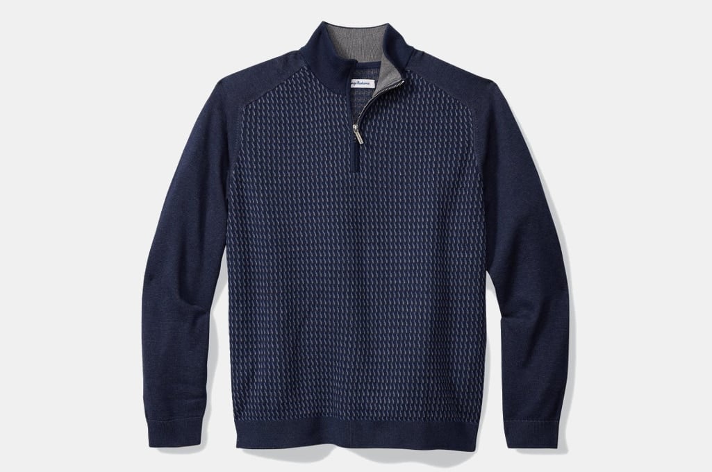 Tommy Bahama Coastal Shores Half-Zip Sweater