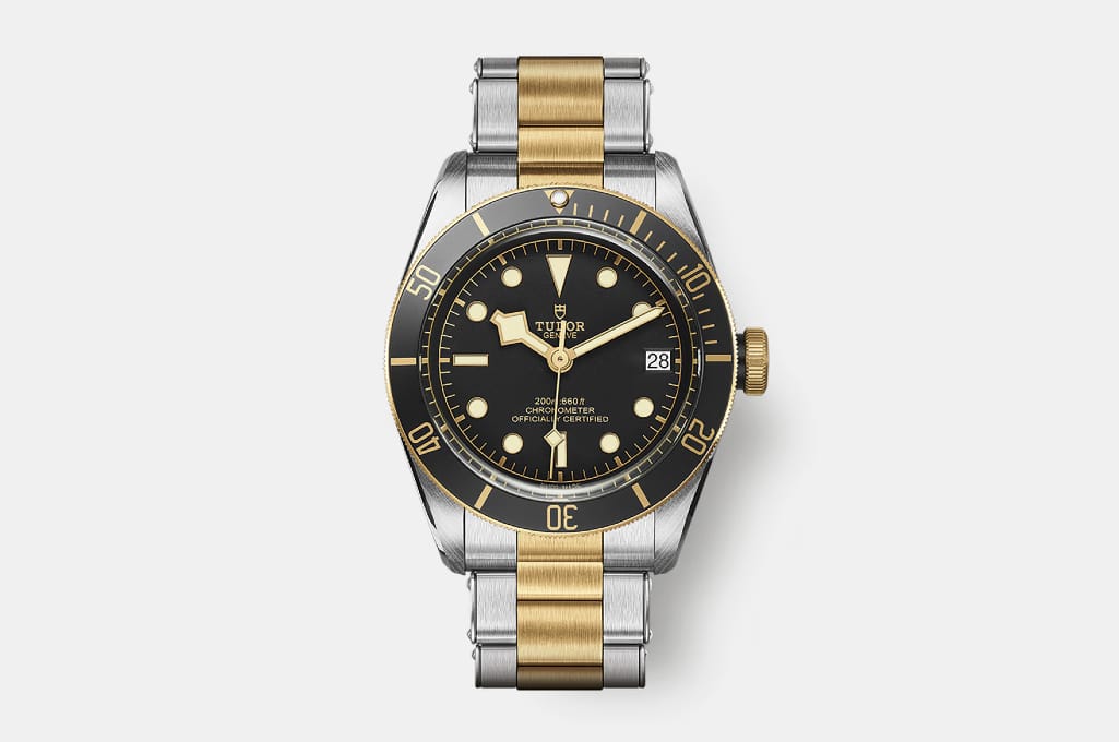Tudor Black Bay Steel & Gold Watch