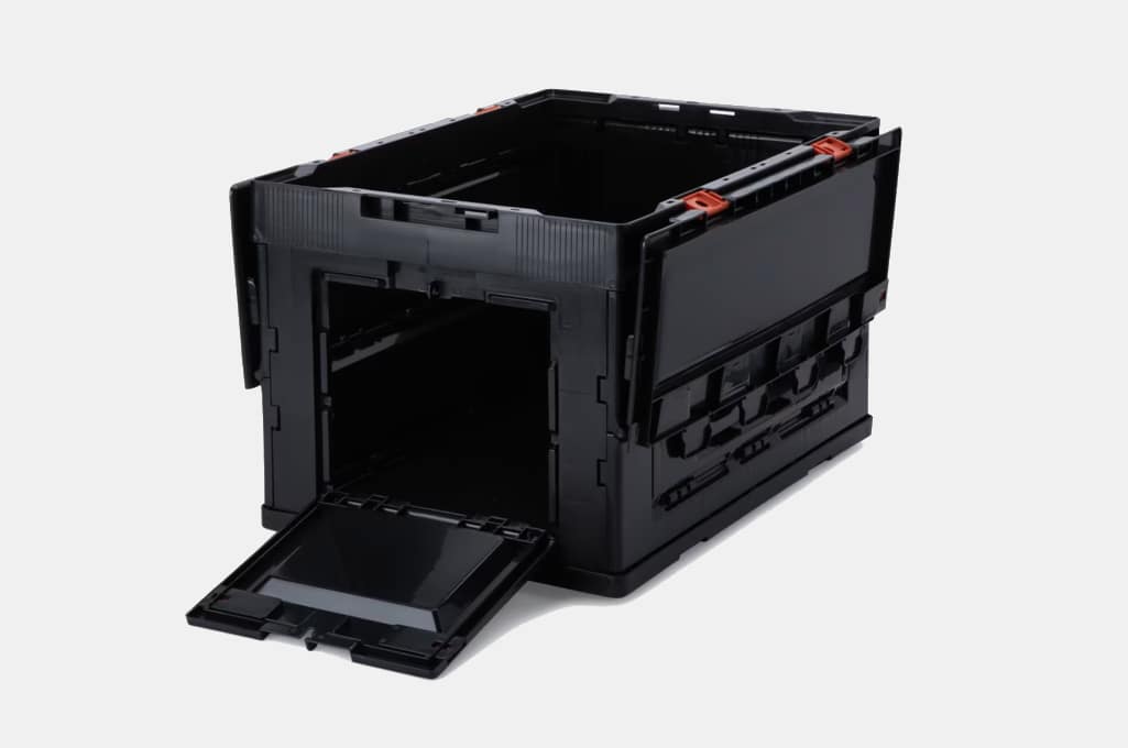 Wren 50L Collapsible Crate Open